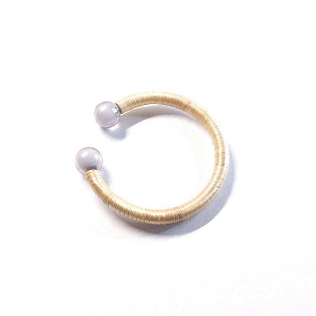 Bracelet Ouvert en seigle- Élégance Ethnique