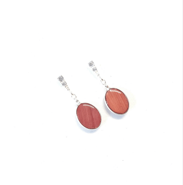 Boucles d'oreilles "Lie de Vin" - Pièce Unique d'Artisanat d'Art